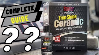 Complete Guide: Applying Trim Shine Ceramic