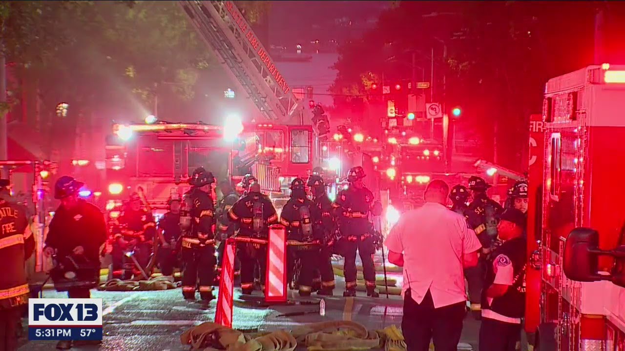 Fire displaces dozens in downtown Seattle | FOX 13 Seattle