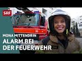 24-Stunden-Schicht bei der Feuerwehr | Mona Mittendrin 2019 | Doku | SRF DOK