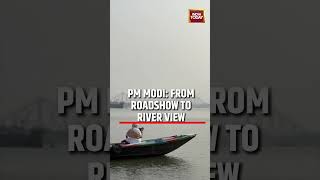 PM Modi Shares Howrah Bridge View From Roadshow &amp; River #pmmodi ##bengalelections