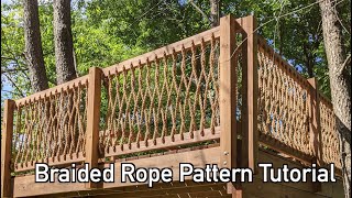 Strong Braided Rope Railing How-to Tutorial 