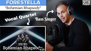 Bass Singer FIRST-TIME REACTION & ANALYSIS - Forestella (포레스텔라) | Bohemian Rhapsody Live