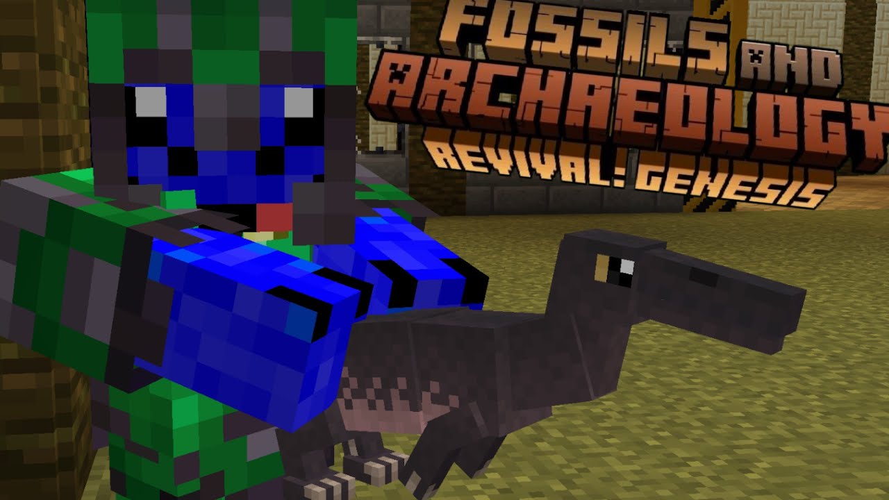 BUILDING THE WALLS OF THE SPINO HABITAT!!! | Minecraft | Fossils and Archaeology Revival: Genesis