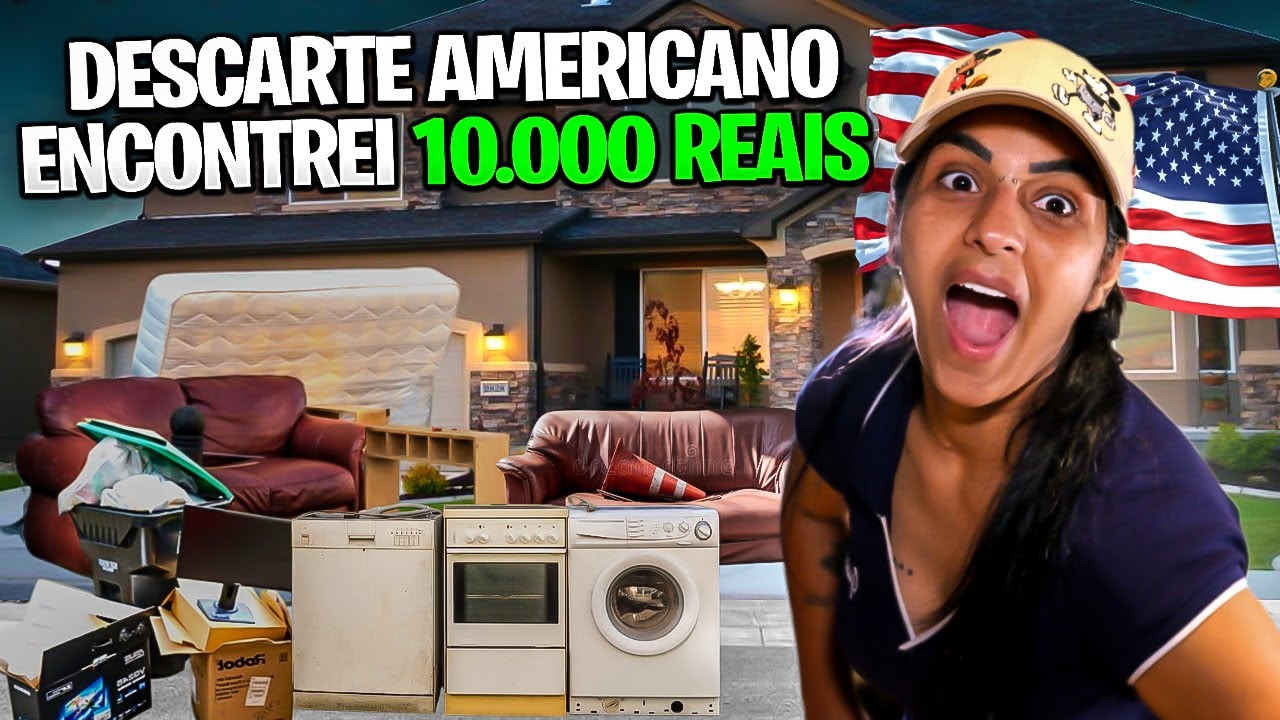 Descarte Americano, Encontrei Cerca de 10.000 Reais, CHOCADA!