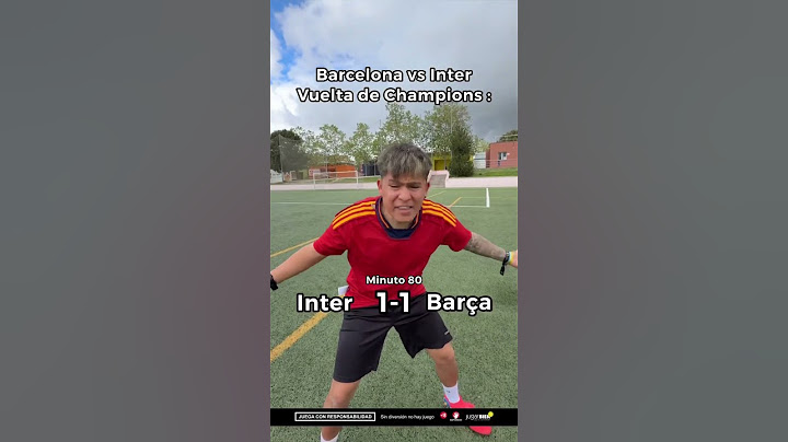 POV: El Barcelona vs Inter De Milan En Champions 😂🚀 Paul Ferrer #short