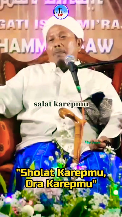 Sholat Karepmu, Ora Karepmu #syiir #sholat #religi