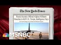 U.S. Intelligence Uncovers Russian Plot Offering Taliban Bounty To Kill Americans | MSNBC