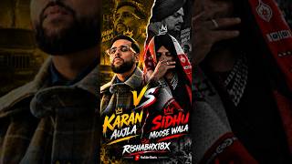 KARAN AUJLA vs SIDHU MOOSE WALA 🐐Two icons. One Punjabi music legacy. 🖤🔥Who’s your favourite? 👑