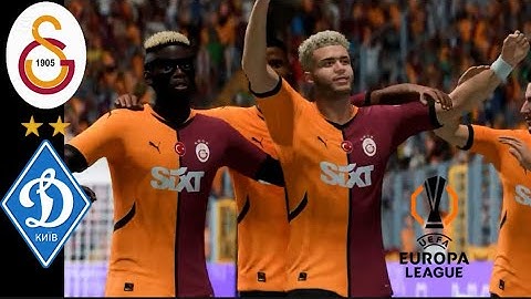 Galatasaray - Dinamo Kiev  Maçı | Uefa Avrupa ligi 7.Hafta 24/25 (Maç Özeti)