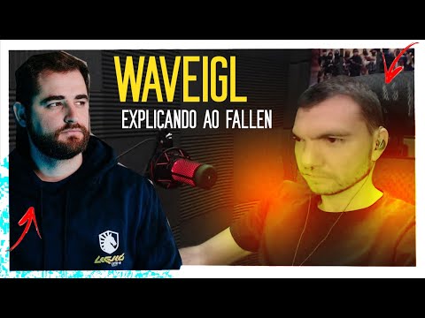 WAVE EXPLICA COMO AJUDARIA O FALLEN  TELA DO TOP 9 NACIONAL NA LAN 