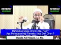 Dahulukan Mana Umroh Atau Haji Dan Apa Perbedaan Haji Tamattu, Ifrod dan Qiron ? Ustadz Adi Hidayat