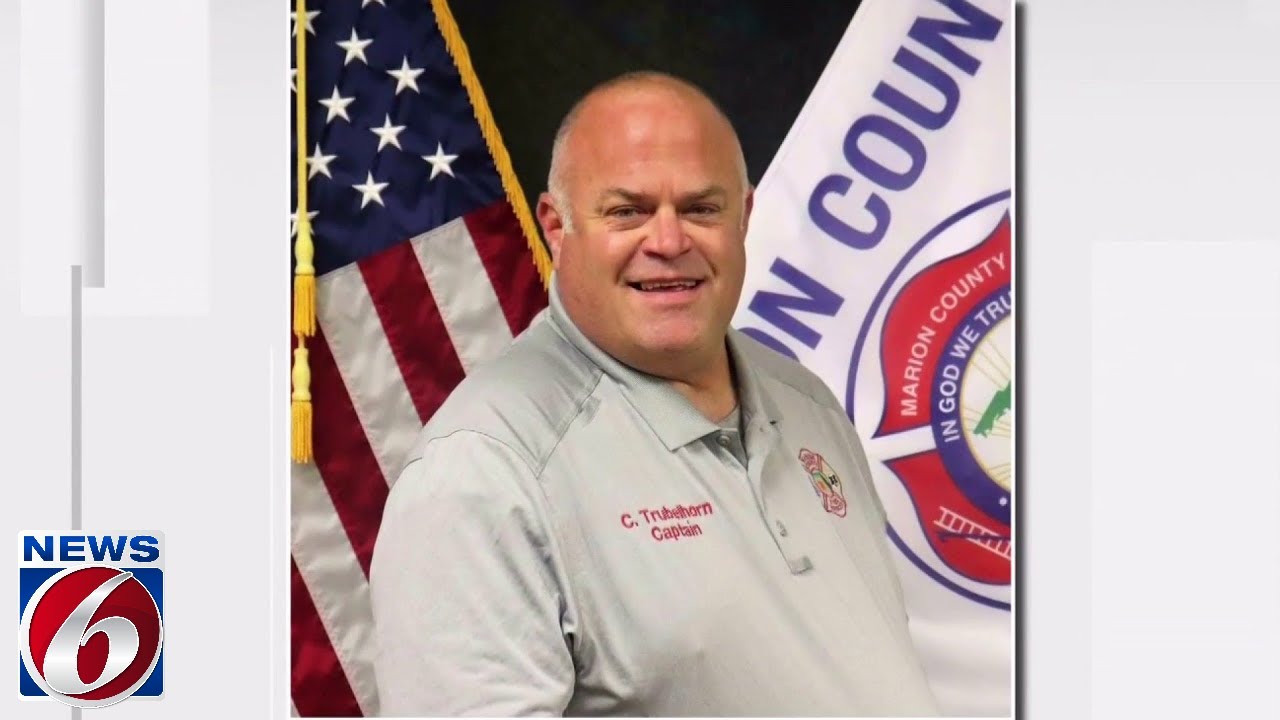 Marion County Fire captain burned in mobile home fire - YouTube