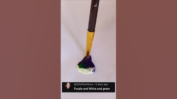 💜💚🤍 #youtubeshorts #art #artshorts #shortsfeed #viral #acrylicpainting #shorts #relaxing #satisfying