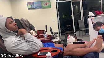 WHEN A MAN GETS HIS FEET DONE | Minks