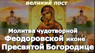 Молитва чудотворной Феодоровской иконе Богородице просите о благословении. У молитвы особая сила