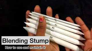 Blending Paper Stumps-How to use and Maintain it-Tamil screenshot 3