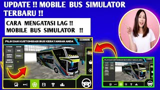 CARA MENGATASI LAG MOBILE BUS SIMULATOR screenshot 3