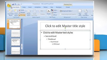 How to add a slide master in PowerPoint 2007 :Tutorial