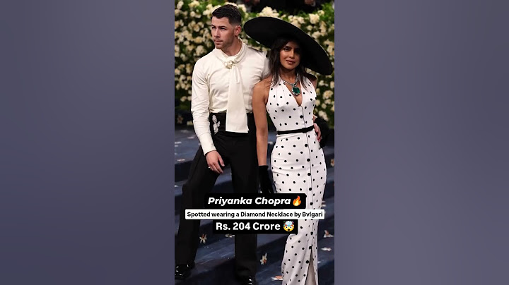 Priyanka Chopra Stuns in ₹204 Crore BVLGARI Diamond Necklace at Met Gala 2025 ✨