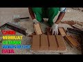 CARA MEMBUAT CETAKAN PAVING BLOCK BATA MANUAL