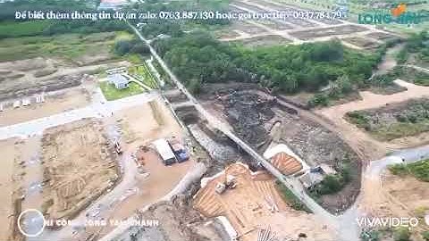 Thông tin tiến độ xây dựng đường DT826E( Đ. Long Hậu) mở rộng 40m, 6 làn xe