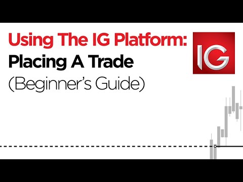 Using The IG Trading Platform: Placing A Trade (Beginner's Guide)