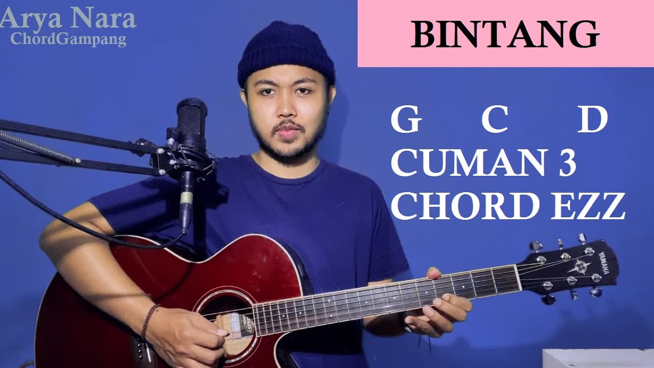 Chord Gampang  BINTANG ANIMA  Arya Nara Tutorial Gitar 