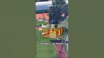 This might be the WORST away fan section in world football 😳 #football #stadium