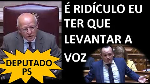 Deputado do PS reponde ao Chega e  mandado calar p...