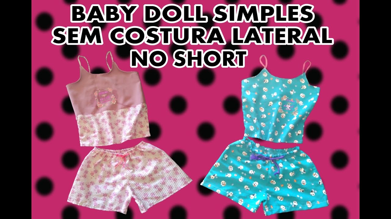 Pijama Adulto Barbie Baby Doll Roupa de dormir