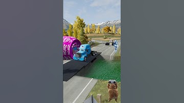 Skibidi Toilets &  mario Cars & soic & Mq VS BOLLARD BARBIE 023 & in beamng| BeamNG.Drive Gameplay