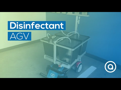 Disinfectant AGV | AIO Karakuri Kaizen® #030