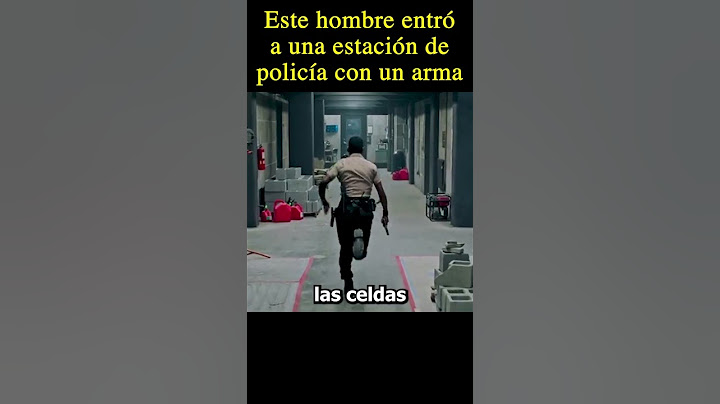 😱Este hombre entro a una estacion de policia con... #moviemovie #peliculas
