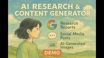 AI Research & Content Generator - Google ADK Hackathon [DEMO]