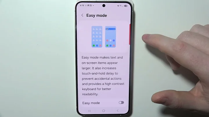 SAMSUNG Galaxy S25 - How to Enable Easy Mode (Senior Mode)