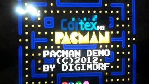 ARM Cortex M3 demo PACMAN on OLIMEX SAM3-P256 board - part I