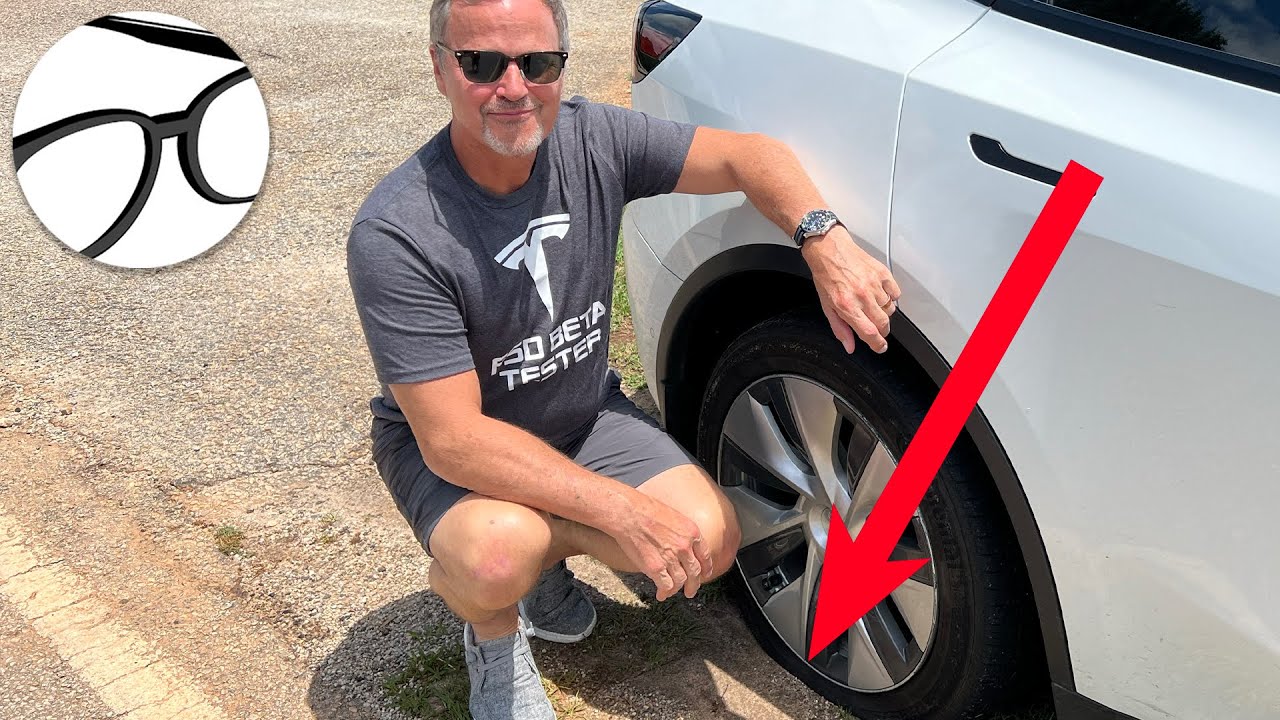Our Tesla Got a FLAT TIRE! 😱🛞😱 What Happened Next?! Tesla ROADSIDE ASSISTANCE Experience