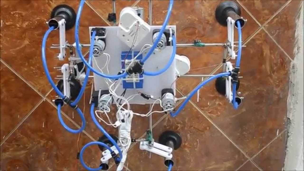 Skyscrappers' window cleaning Robot, EME 2014 YouTube