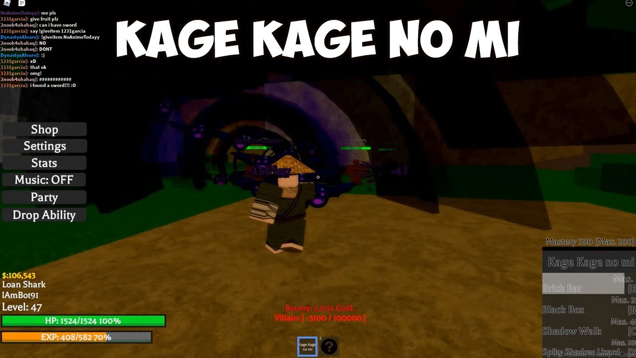 🦇 Kage-Kage No Mi 🦇 [True