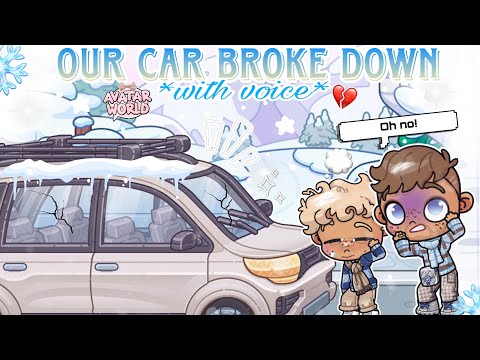 Our car broke down!! 😱🚘 ||with voice|| Avatar World-Nini’s World ❤️