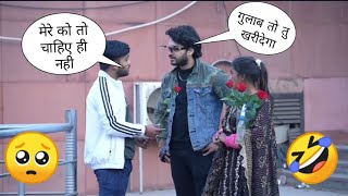 Badmash Forcefully 😂Selling Roses 🤣 Epic prank 😄Epic Reactions 🤣@Lucky_edite_sk screenshot 5