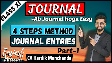 Journal Class 11 Accounts | Journal Entries | Rules of Debit and Credit  | Recording of Transaction|