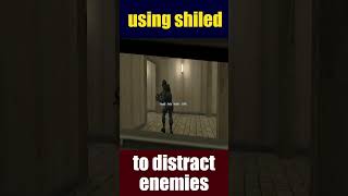 counter strike -condition zero @Shorts (using riot shield to distract enemis)