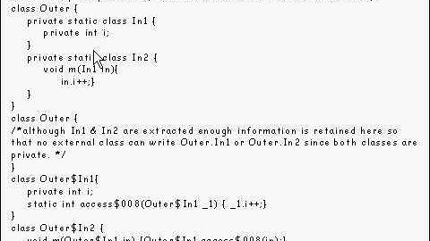 Java Tutorial 20.05: Static member classes