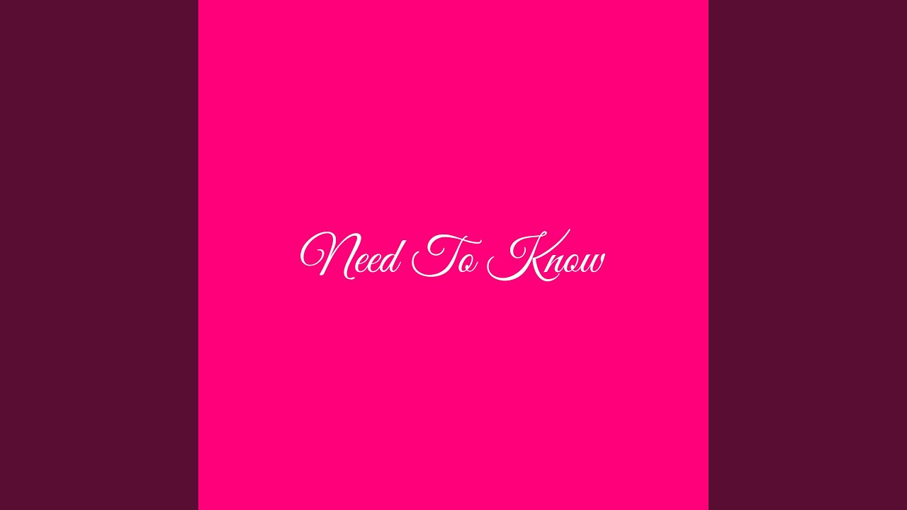 Watch Need To Know on YouTube Watch Need To Know on YouTube