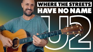 Where The Streets Have No Name Acoustic Guitar Cover