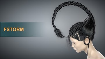 Fstorm. Hair render test on 2x2080ti in 3ds Max.