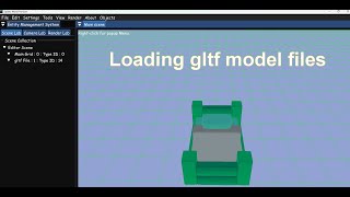 Spidex 3d Editor Loading gltf files [10]  C++ & OpenGL  just for fun.