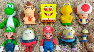 Mario Vs Spongebob Squarepants Luigi Patrick,Squidward,Gary,Donkey Kong Part 1299