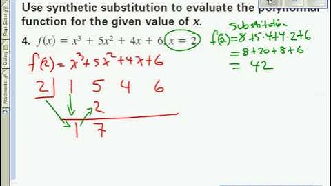 Synthetic Substitution